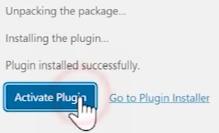 Activate Plugin